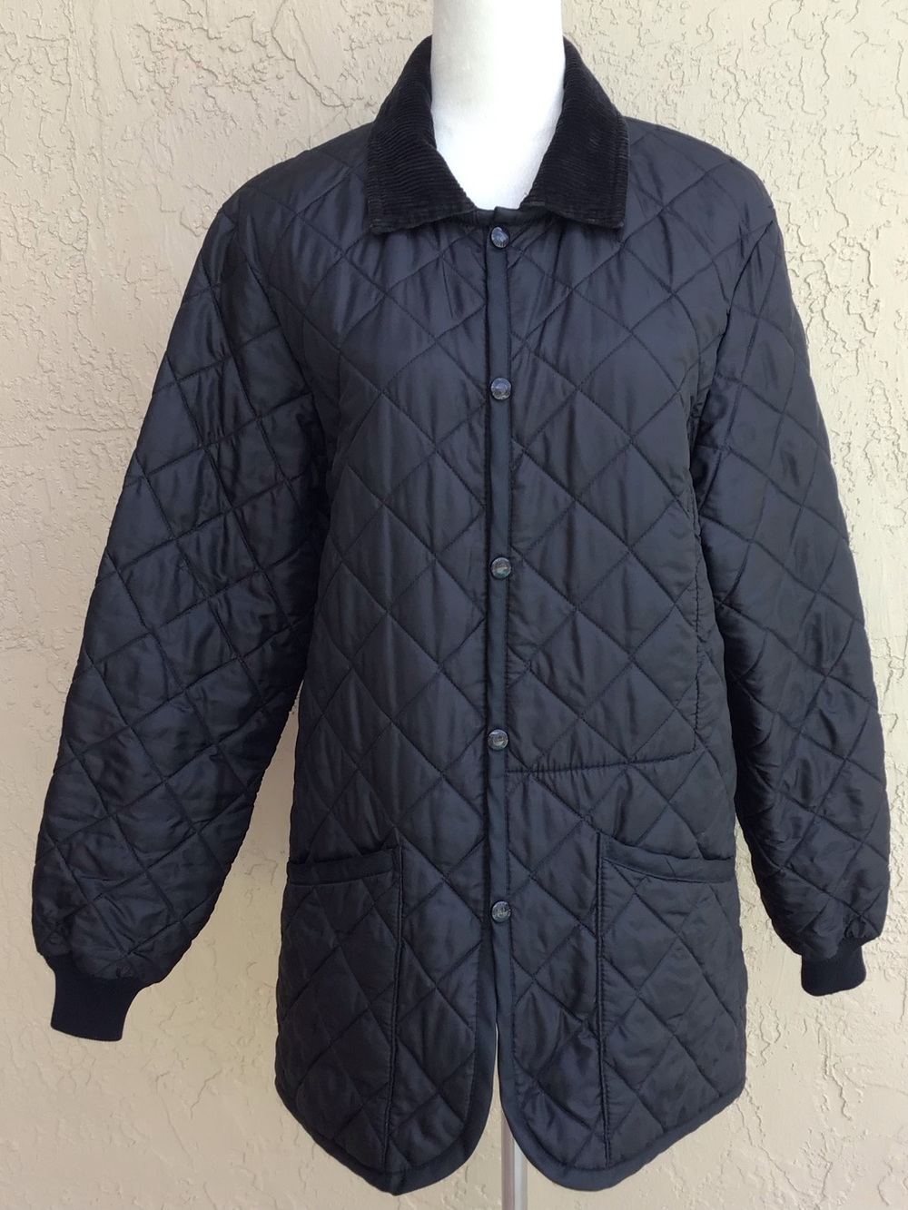Lavenham Black Quilted Jacket